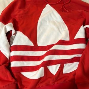 Adidas Big Trefoil Hoodie Size Small